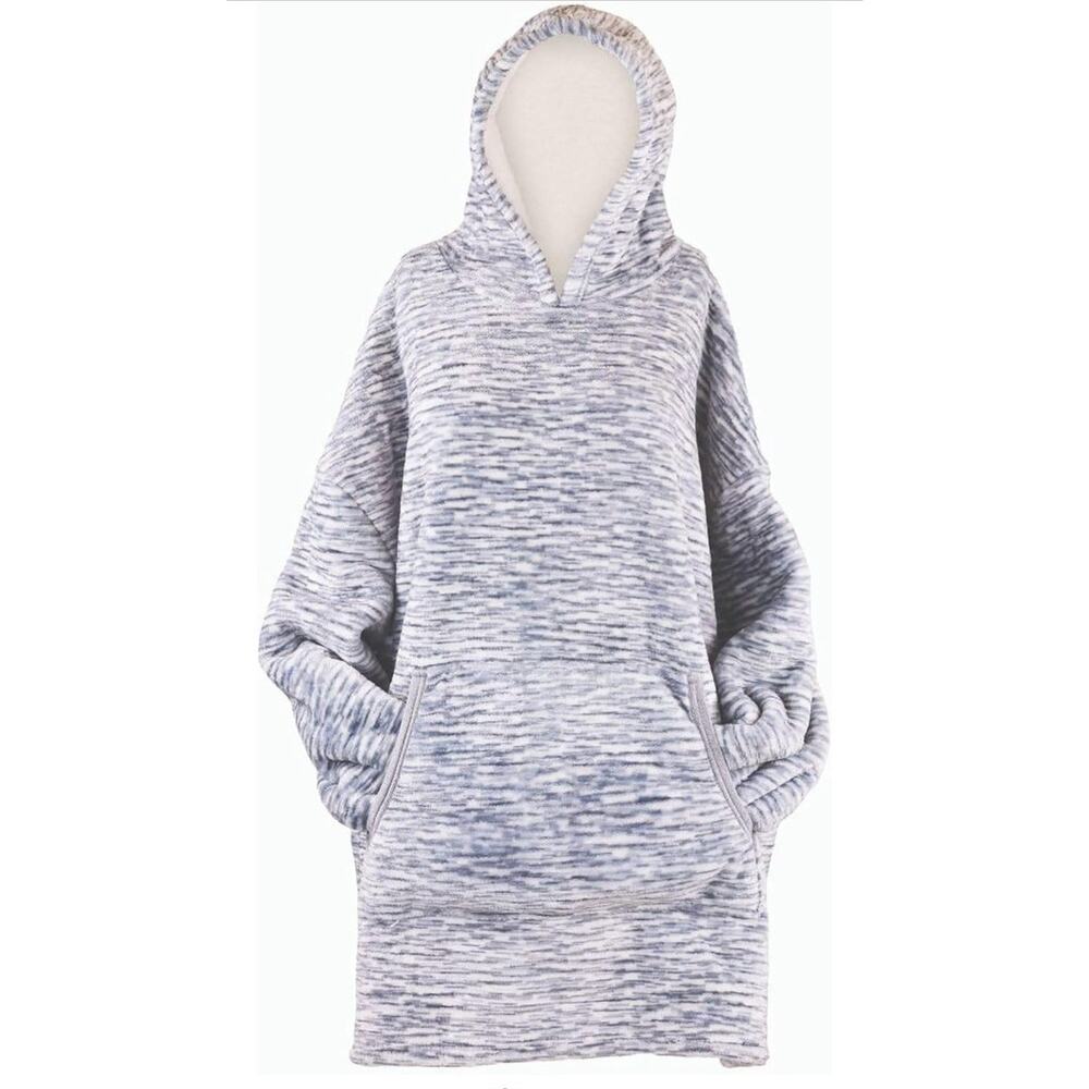 Simply Southern Simply Fluffie Women's Fleece Hooded Poncho - One Size Fits Most